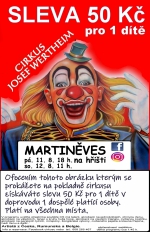 Cirkus sleva pro dítě 