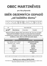 Sběr objemných odpadů od každého domu