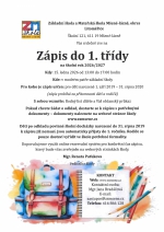 Zápis do 1. třídy 